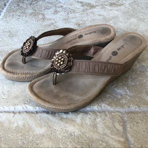 Lindsay Phillips wedge flip flops